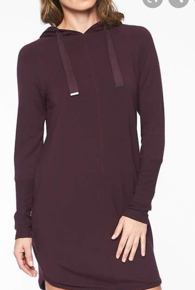 Athleta Solitude Hoodie Dress Small 